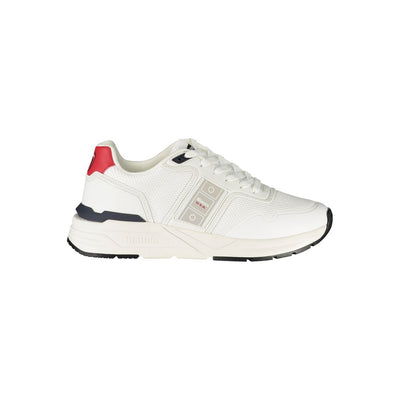 Blauer – White Polyester Men Sneakers