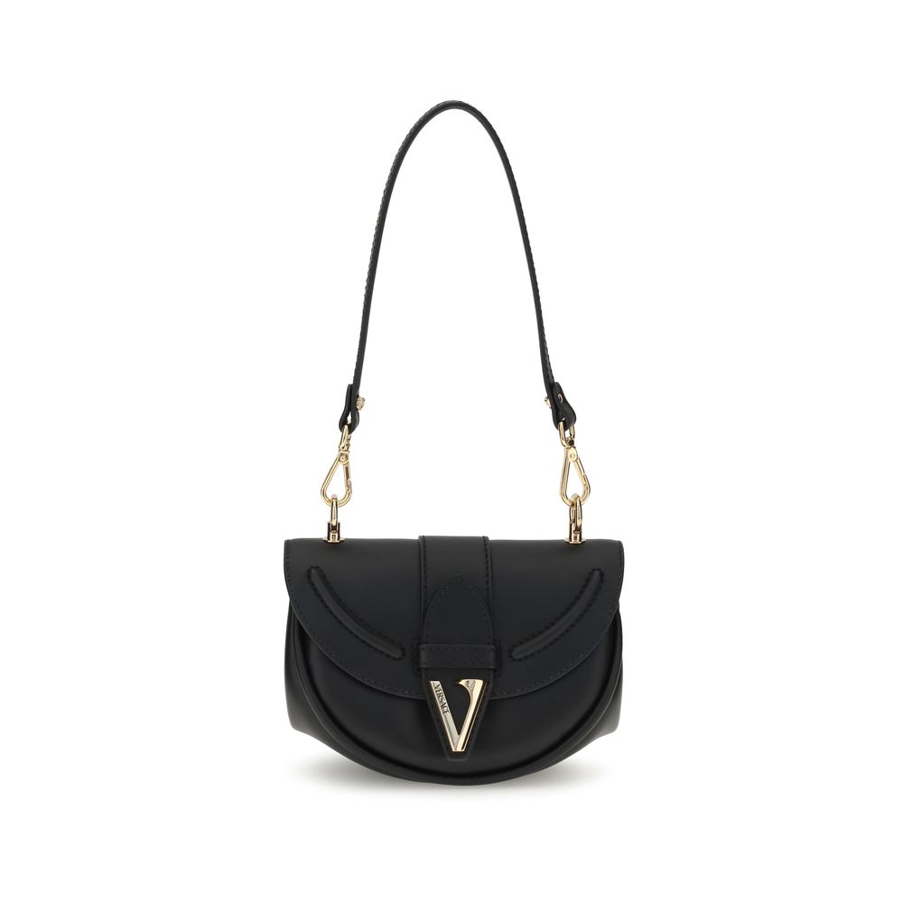 Versace – Virtus Small Calf Leather Shoulder Bag