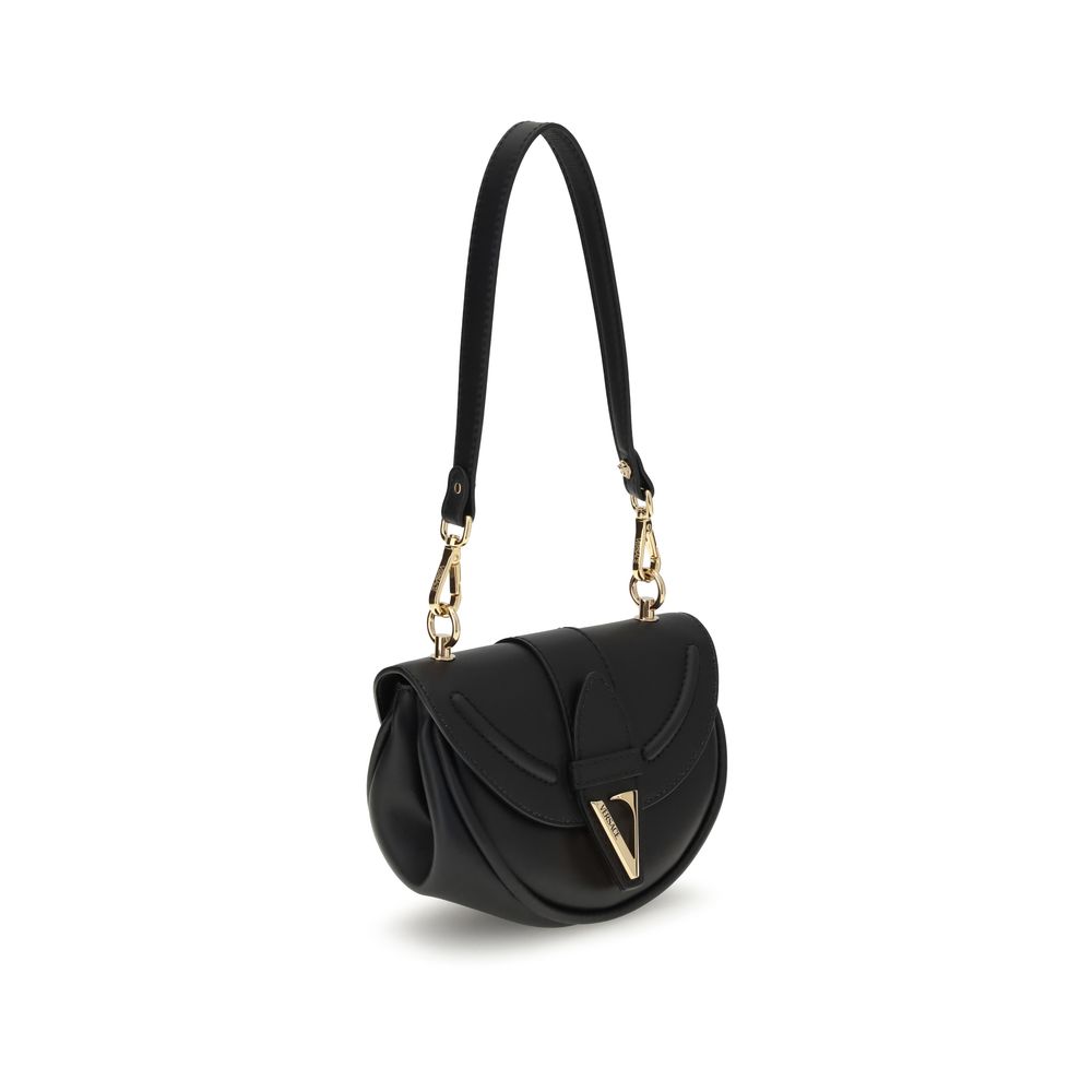 Versace – Virtus Small Calf Leather Shoulder Bag
