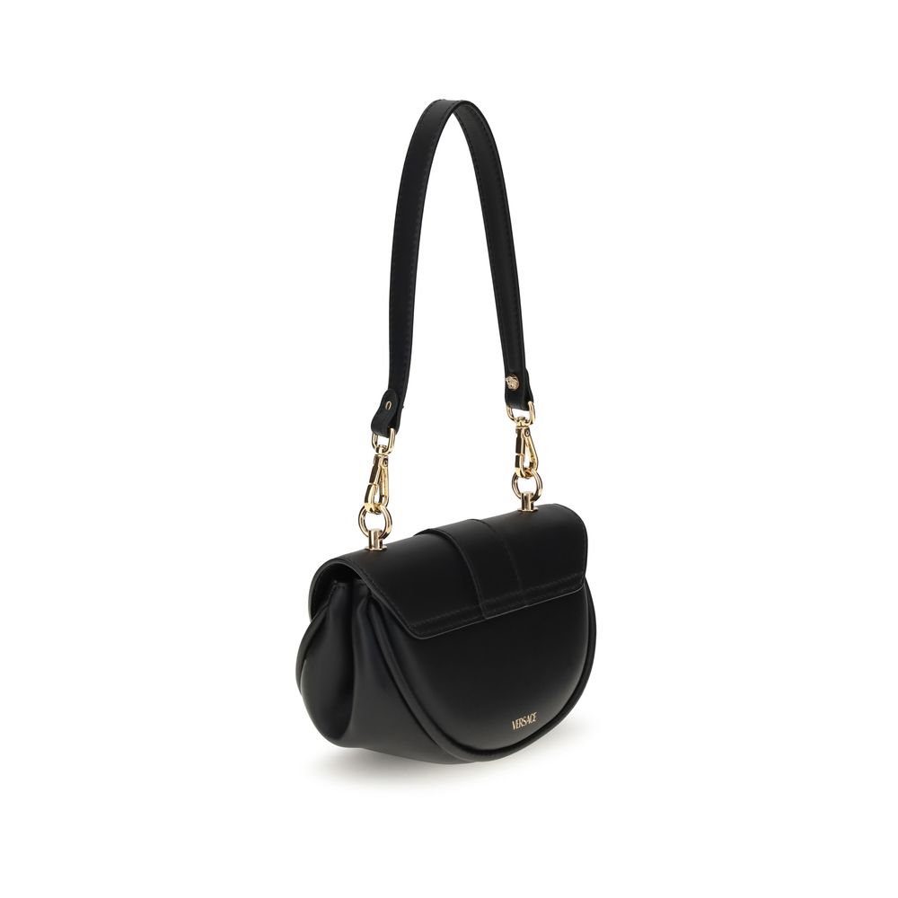 Versace – Virtus Small Calf Leather Shoulder Bag