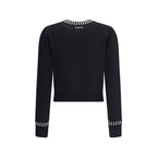 PINKO - Black Nylon Cardigan