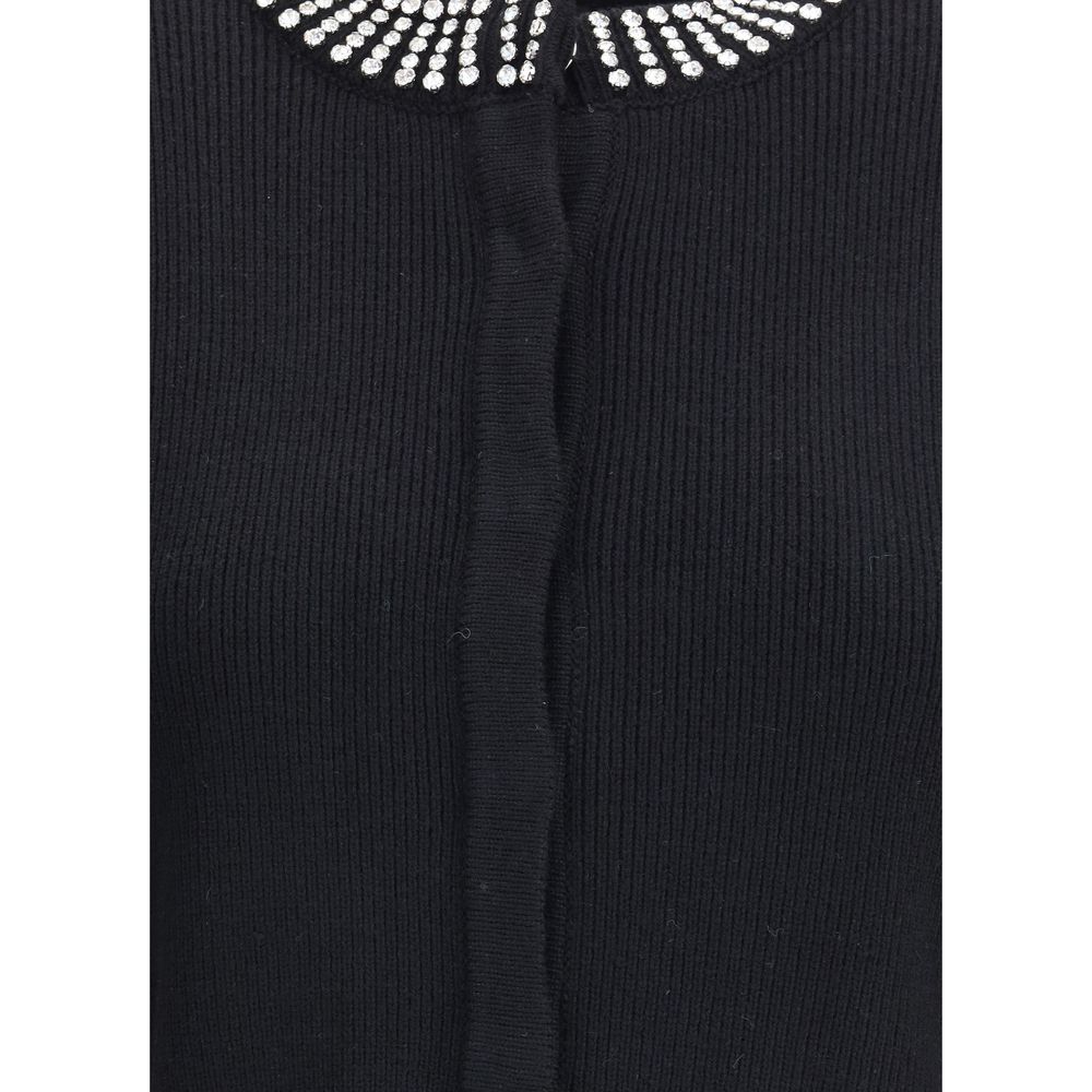 PINKO - Black Nylon Cardigan