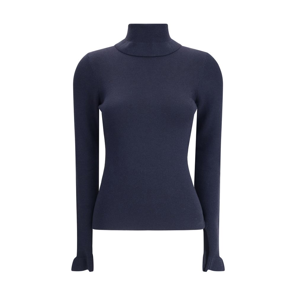Chloé - Blue Wool Turtleneck