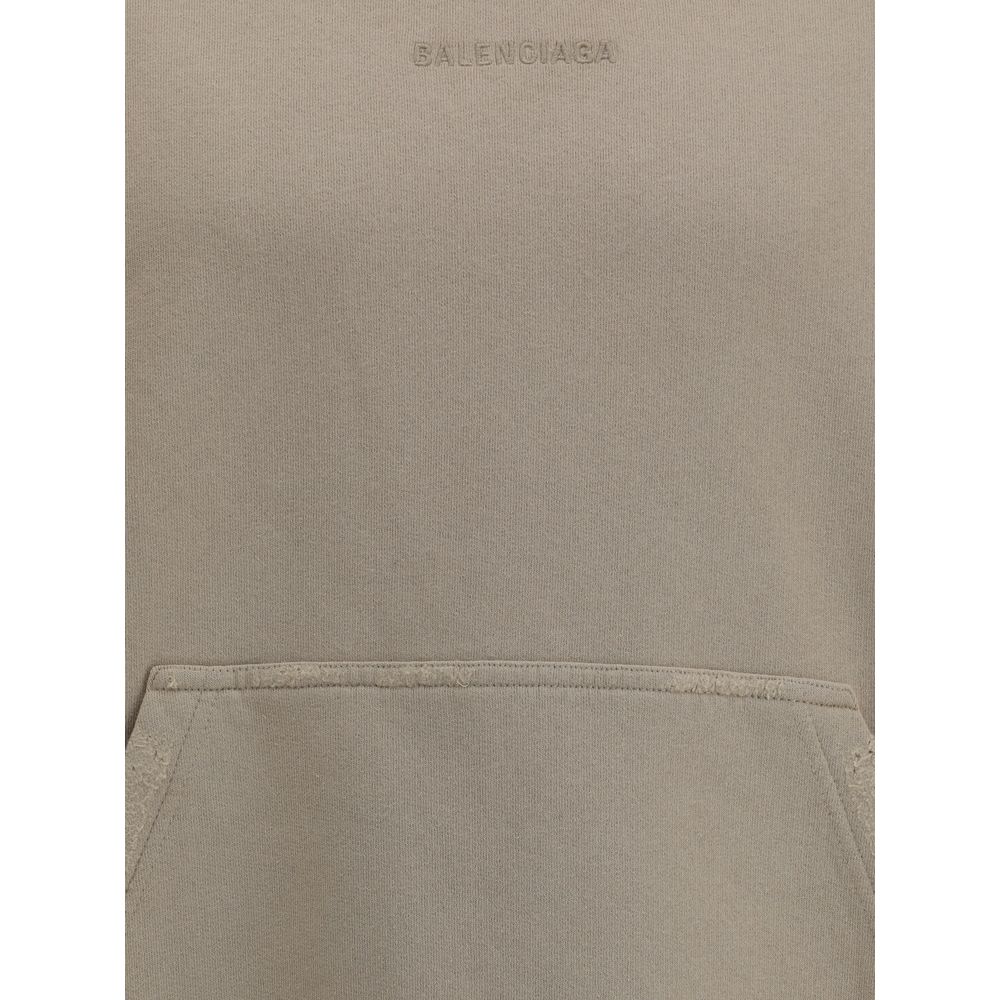 Balenciaga - Beige Cotton Sweatshirt