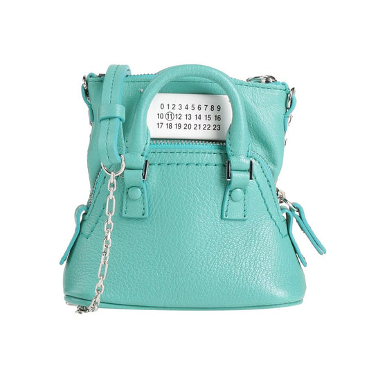 Maison Margiela – Mini Crossbody Bag in Blue Goatskin