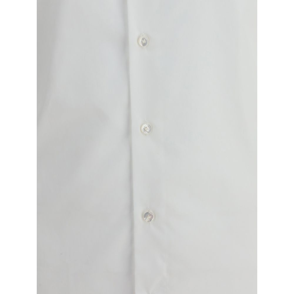Finamore - White Cotton Dress Shirt