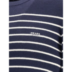 Prada - Blue Fleece Wool Sweatshirt