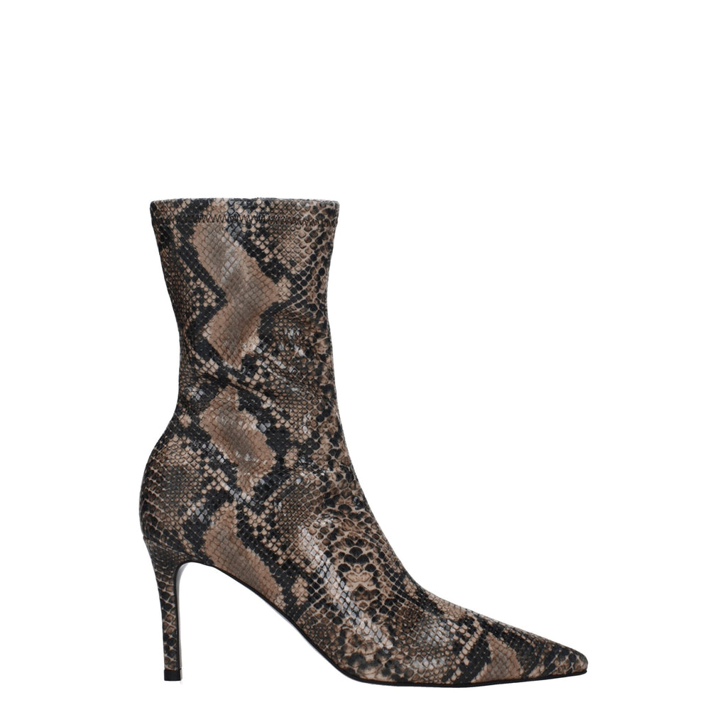 Stella McCartney – Brown Python Ankle Boots