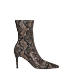 Stella McCartney – Brown Python Ankle Boots