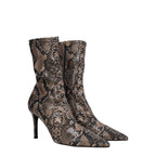 Stella McCartney – Brown Python Ankle Boots