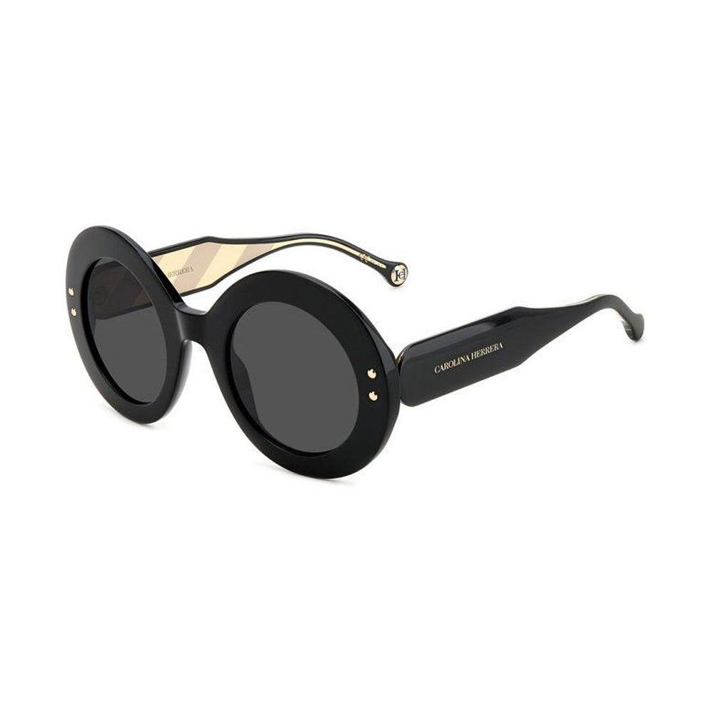 Carolina Herrera –  Black Acetate Sunglasses