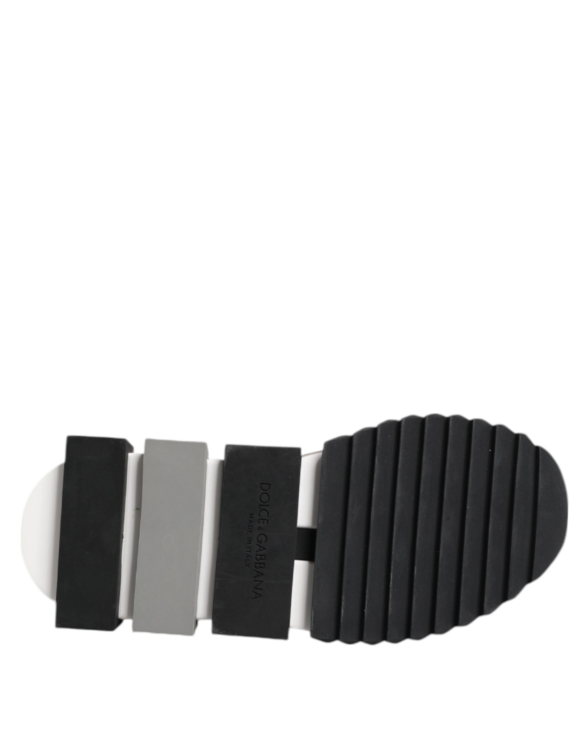 Dolce & Gabbana – White & Black Sorrento Sock Sneakers