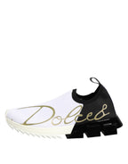 Dolce & Gabbana – White & Black Sorrento Sneakers