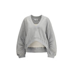 The Attico - Gray Cotton Sweatshirt