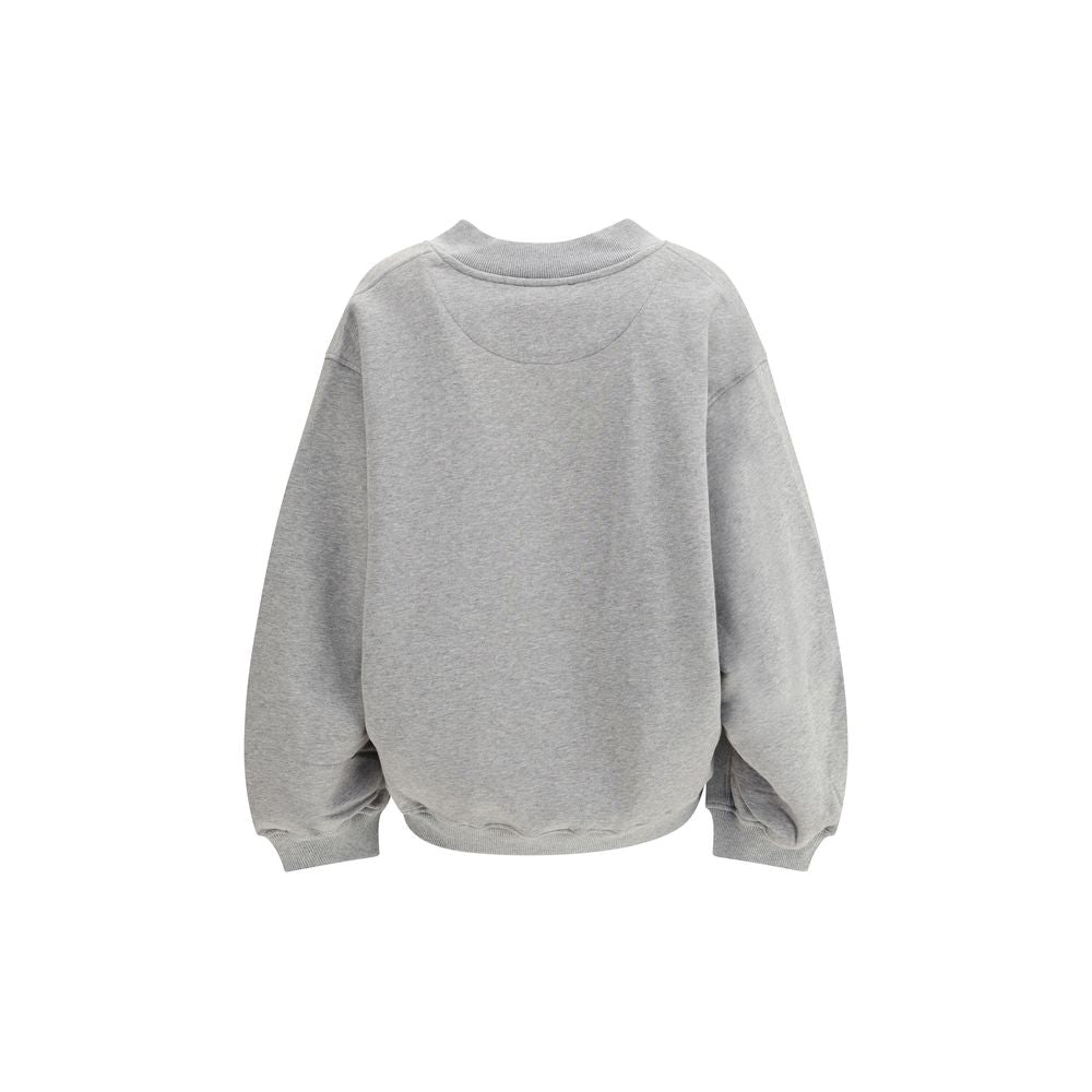 The Attico - Gray Cotton Sweatshirt