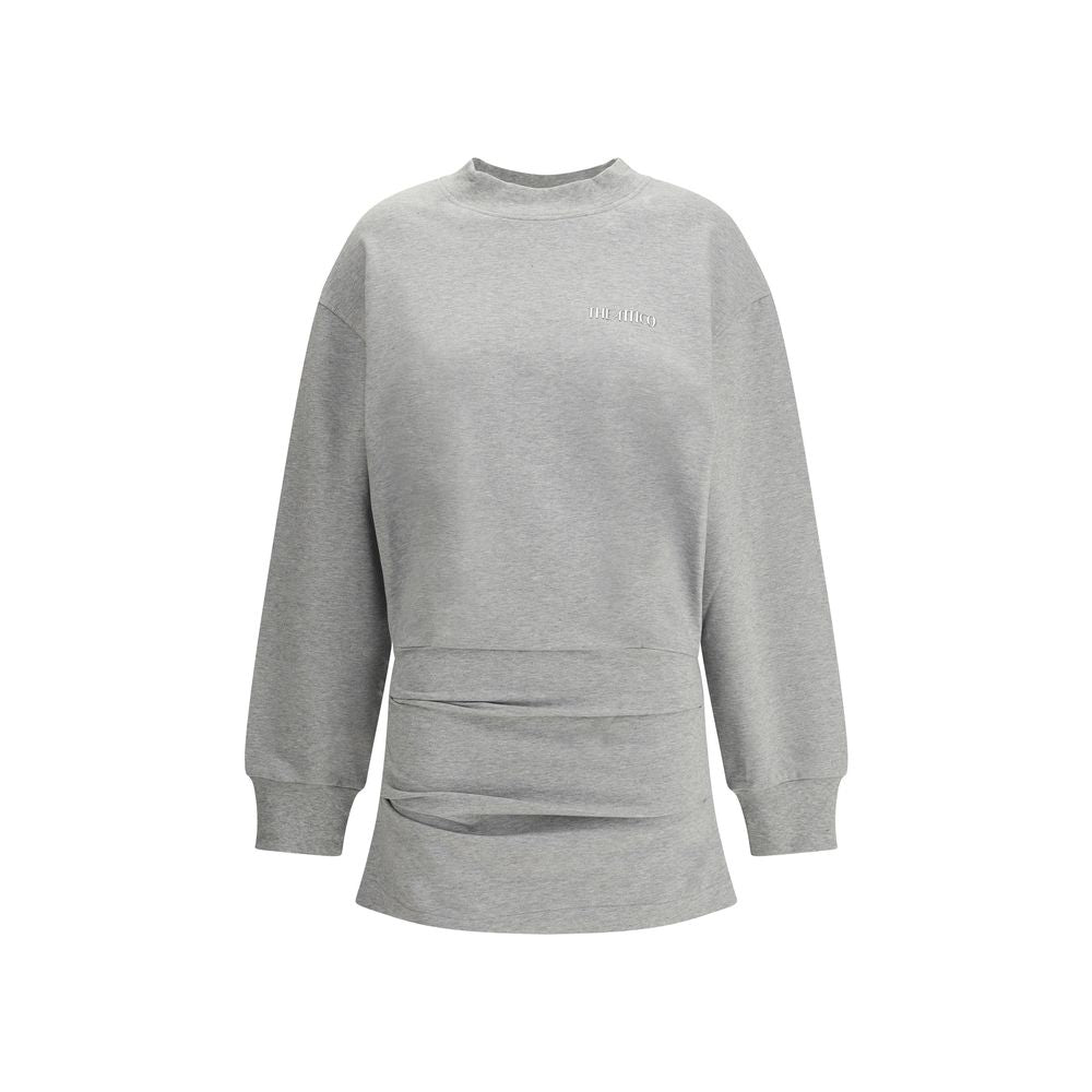 The Attico - Gray Cotton Sweatshirt