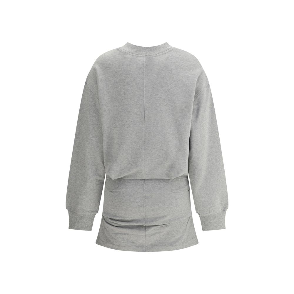 The Attico - Gray Cotton Sweatshirt