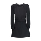 Saint Laurent - Black Viscose Cocktail Dress