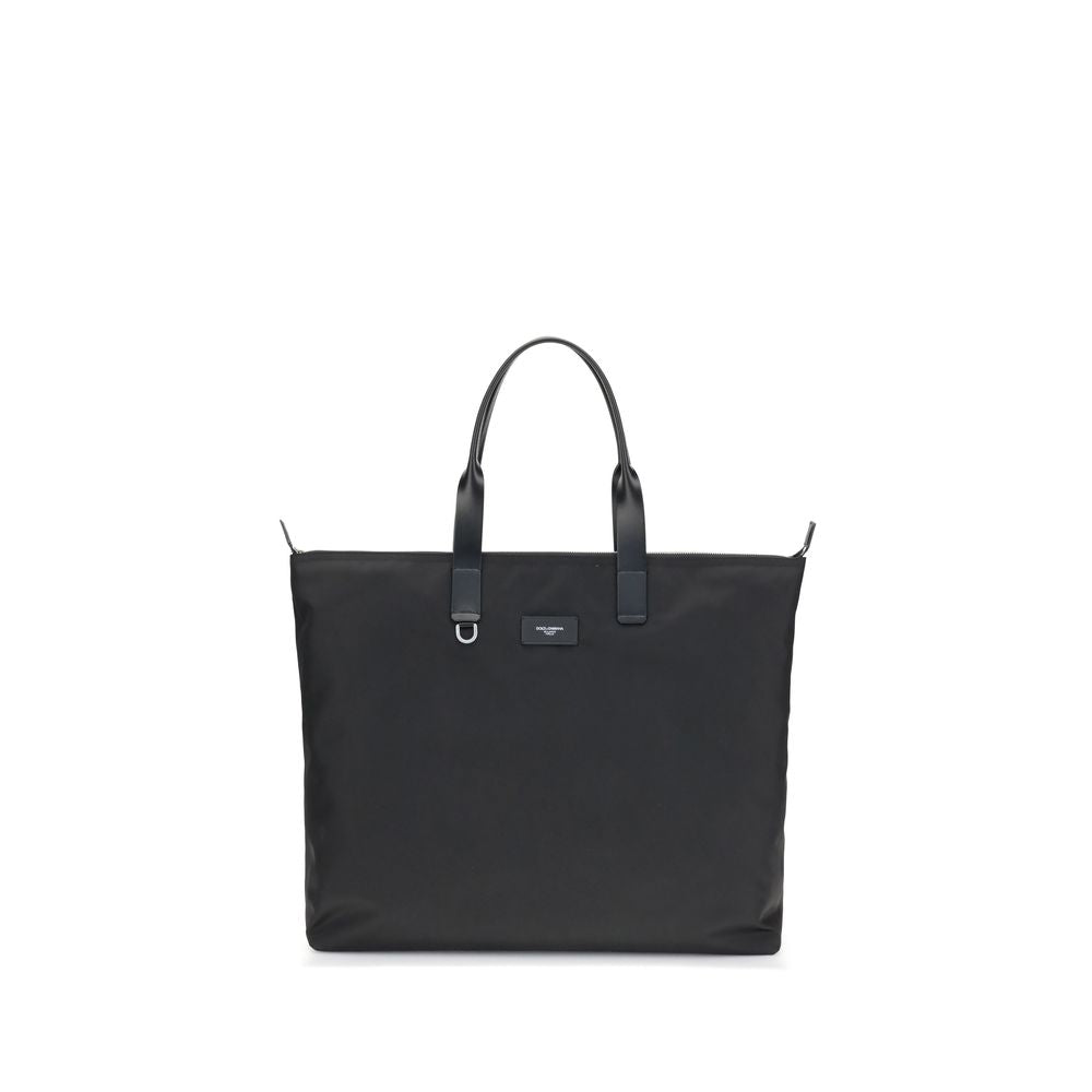 Dolce & Gabbana – Black Adamo Large Tote Bag