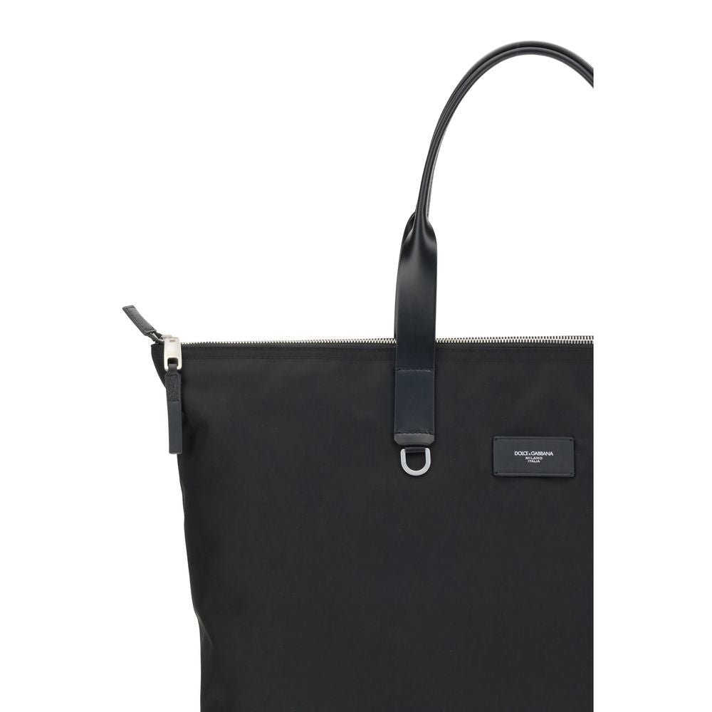 Dolce & Gabbana – Black Adamo Large Tote Bag