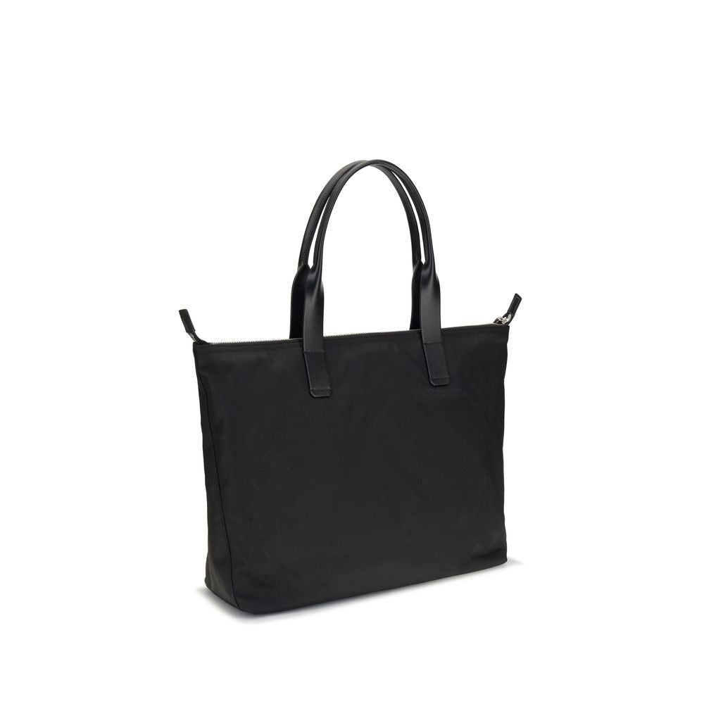 Dolce & Gabbana – Black Adamo Leather Medium Tote Bag