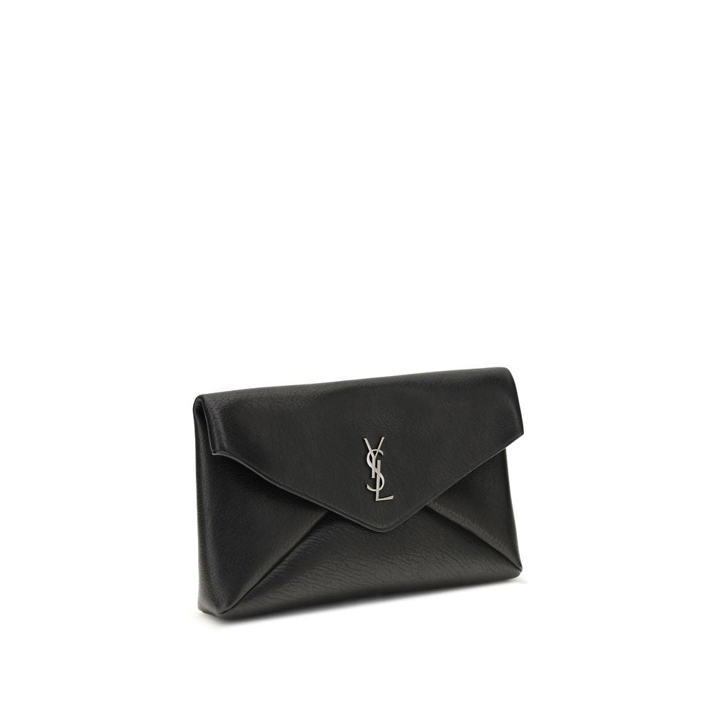 Saint Laurent - Cassandre large envelope Clutch Bag