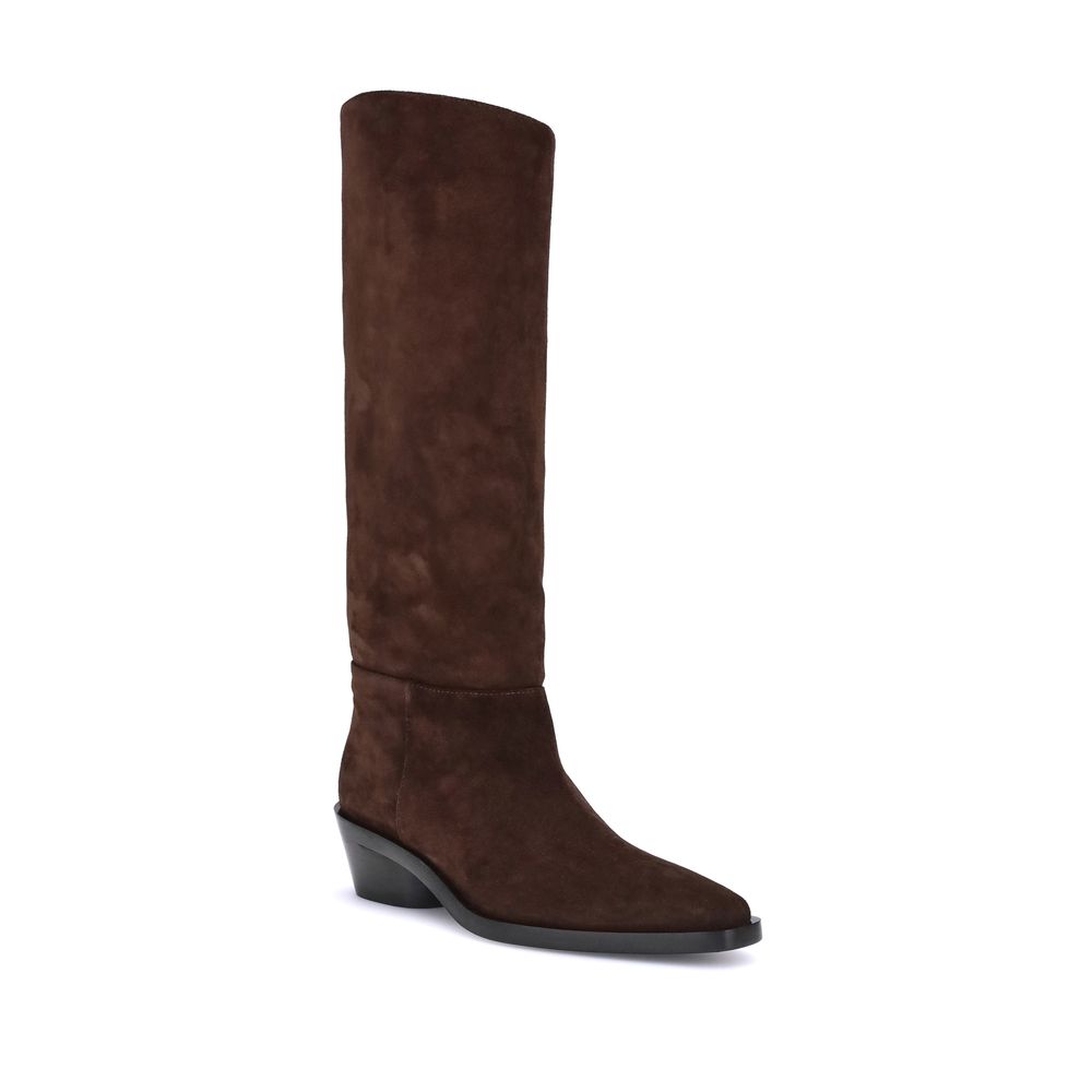 Proenza Schouler - Brown Calf Leather Bos Taurus Ankle Boots