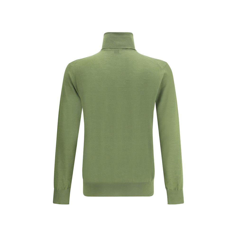 Saint Laurent - Green Wool Turtleneck