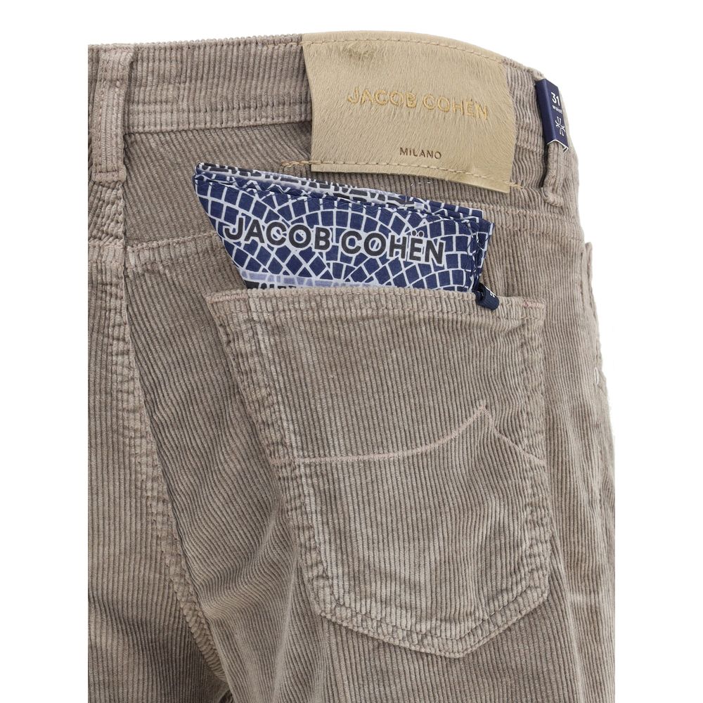 Jacob Cohen - Gray Cotton Casual Pants