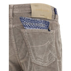 Jacob Cohen - Gray Cotton Casual Pants