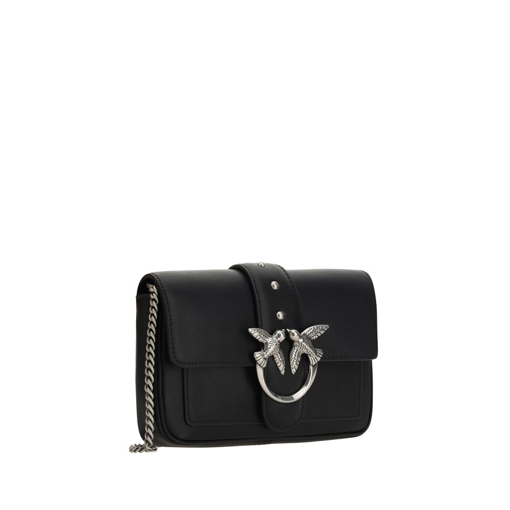 Pinko – Love One Leather Shoulder Bag