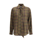 Saint Laurent - Green Cotton Pattern Shirt
