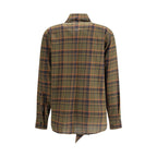 Saint Laurent - Green Cotton Pattern Shirt