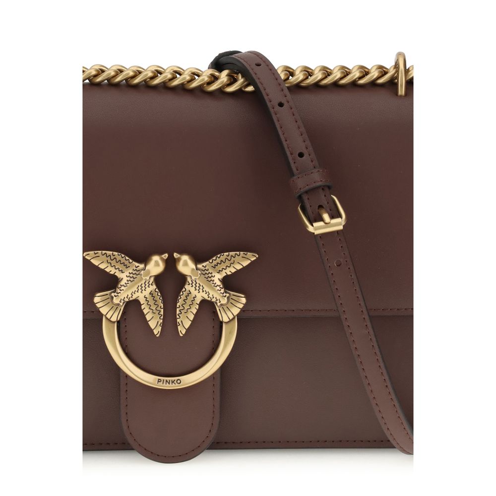 Pinko – Love Leather Shoulder Bag