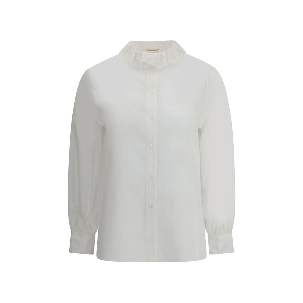 Saint Laurent - White Cotton Dress Shirt