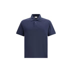 Saint Laurent - Blue Cotton Polo Shirt