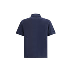 Saint Laurent - Blue Cotton Polo Shirt