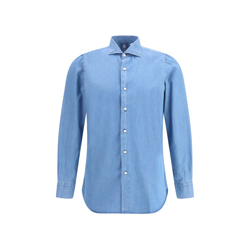 Finamore - Blue Denim Shirt