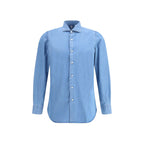 Finamore - Blue Denim Shirt