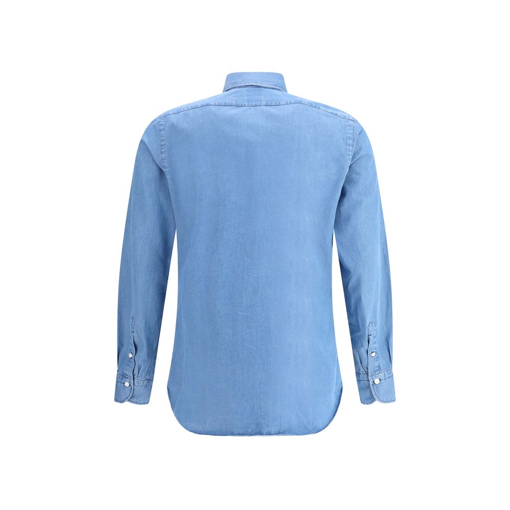 Finamore - Blue Denim Shirt