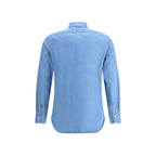 Finamore - Blue Denim Shirt