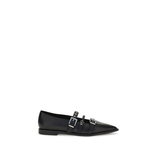 Pinko – Studded Leather Ballerinas