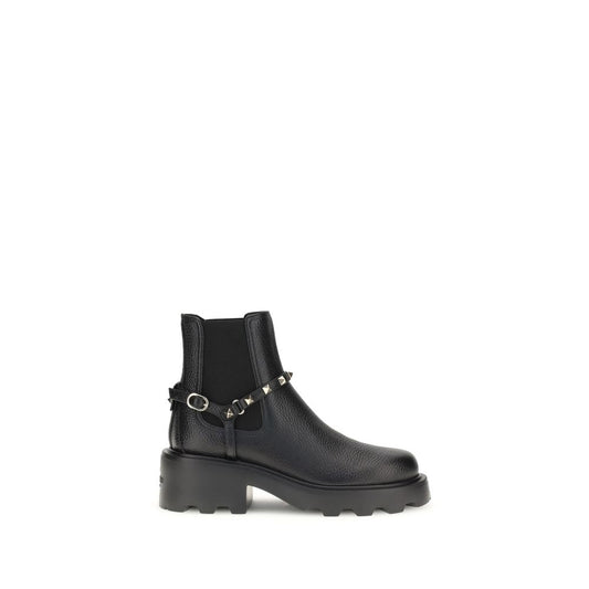 Valentino Garavani - Leather Ankle Boots