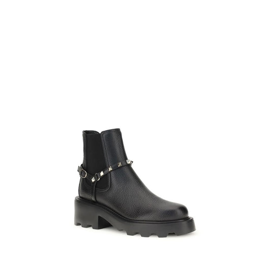 Valentino Garavani - Leather Ankle Boots
