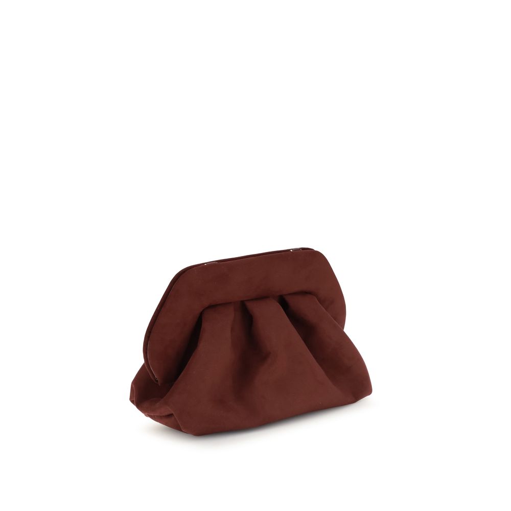 THEMOIRè - Bios suede Clutch Bag