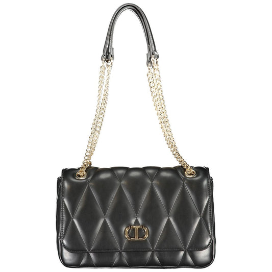 Twinset – Black Polyethylene Shoulder Bag