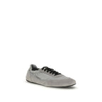 Prada – Logoed Suede Leather Sneakers