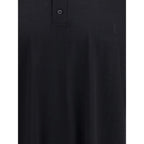 Saint Laurent - Black Wool Polo Shirt