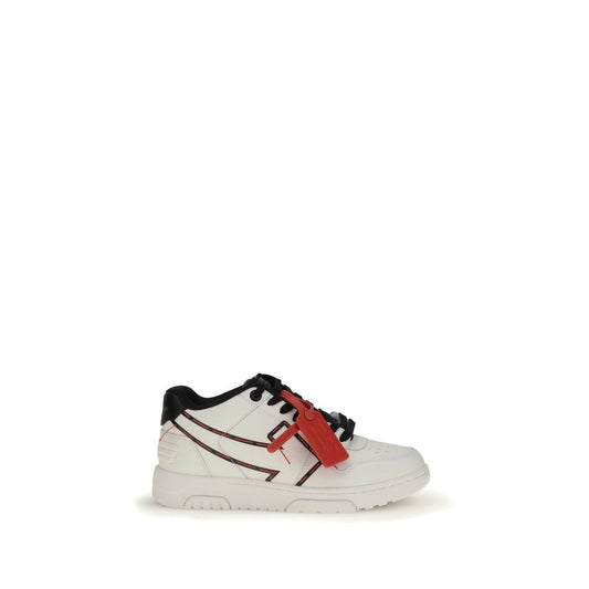 Off-White – Stitched Arrow Leather Sneakers