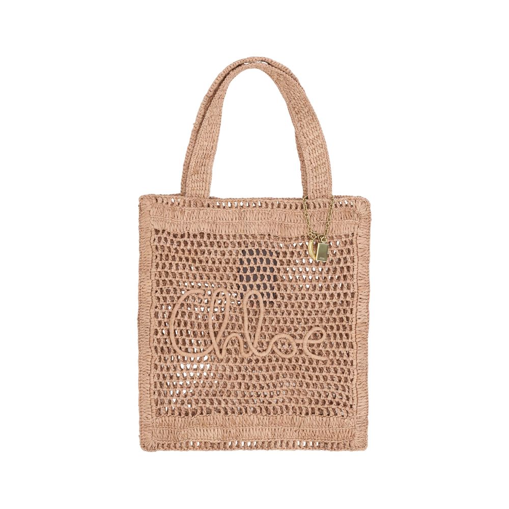 Chloé – Summer Banana Raffia Tote Bag